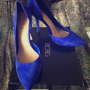 BCBG royal blue heels! WORN 1 TIME