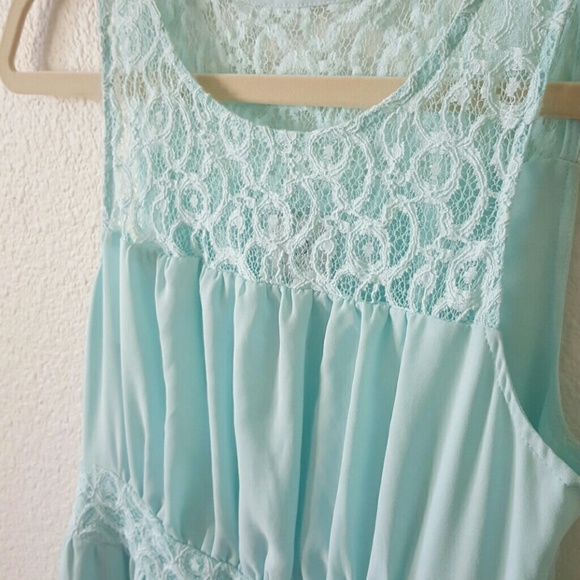 Mint Blue Dress - Picture 2 of 2