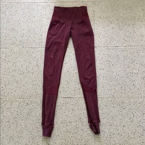 LULULEMON Maroon Wunder Under Yoga Pants Size 4
