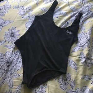 Black L.A. Hearts Babe Bodysuit