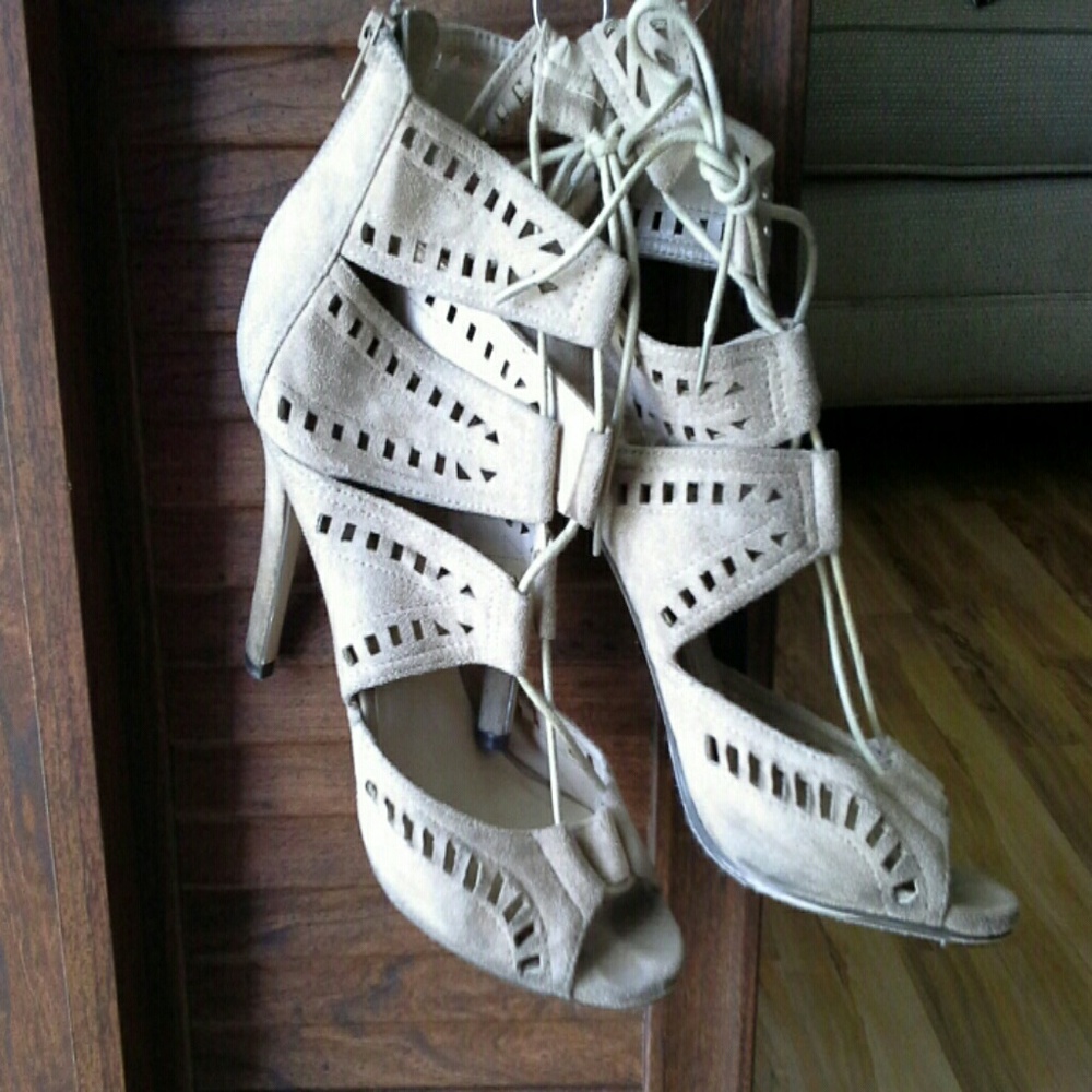 Sand Boho Heel