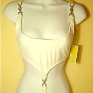 Michael Kors Link Cut Out One Piece