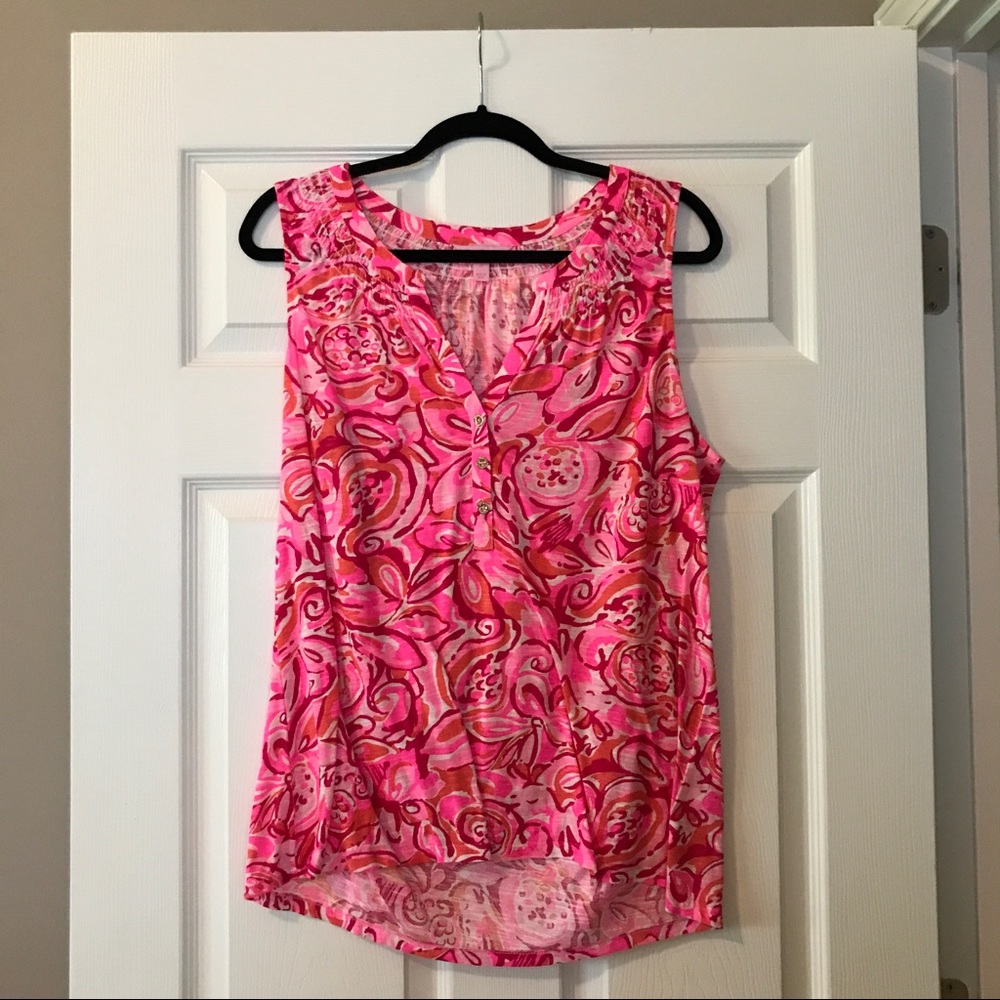 Lilly Pulitzer Mango Salsa Essie Top