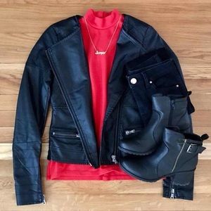 Members Only Faux Leather Jacket