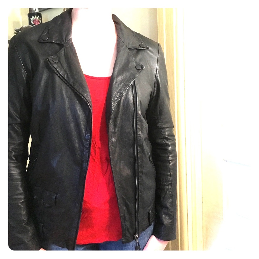 Leather jacket