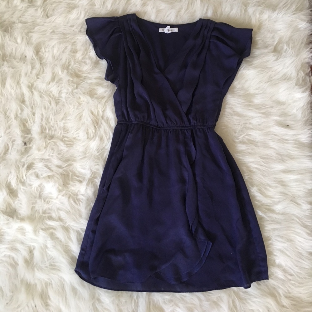 Bcbg navy blue dress