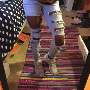 Pacsun Light Ripped Jeans