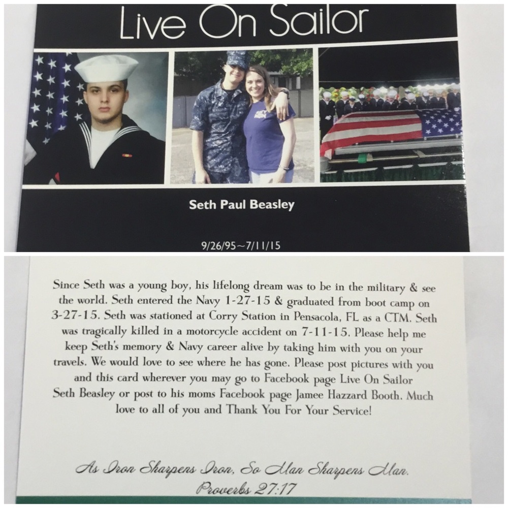 Out, More On the Way In Lieu of a Thank You Card