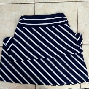 Diagonal Striped Maxi Skirt