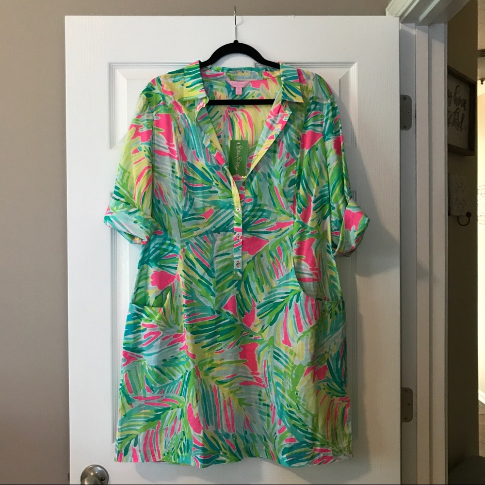 Lilly Pulitzer Tropical Storm Sanibel Tunic Dress