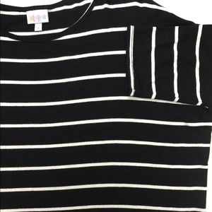 GUC LuLaRoe Irma Small (black with cream)
