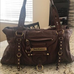 Juicy Couture Brown Leather Purse