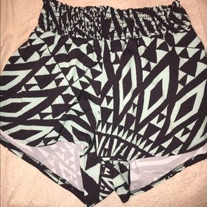 Aztec Print Summer Stretch Shorts