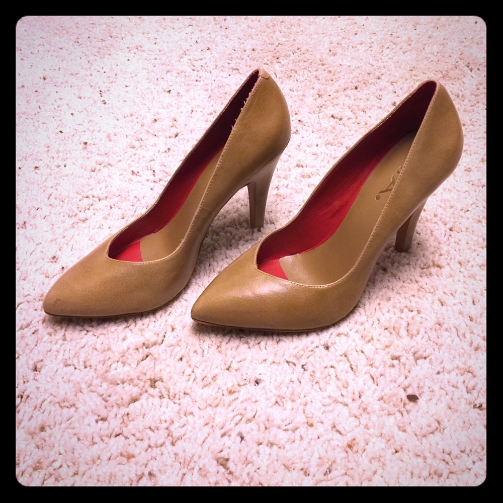 Mia Sz 8 Seduce style heels tan