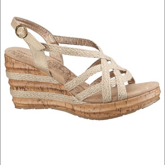 Maurices Shoes - Maurices Jute Braided Cork Wedge Sandal 10