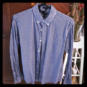 J crew slim fit Linen Oxford shirt