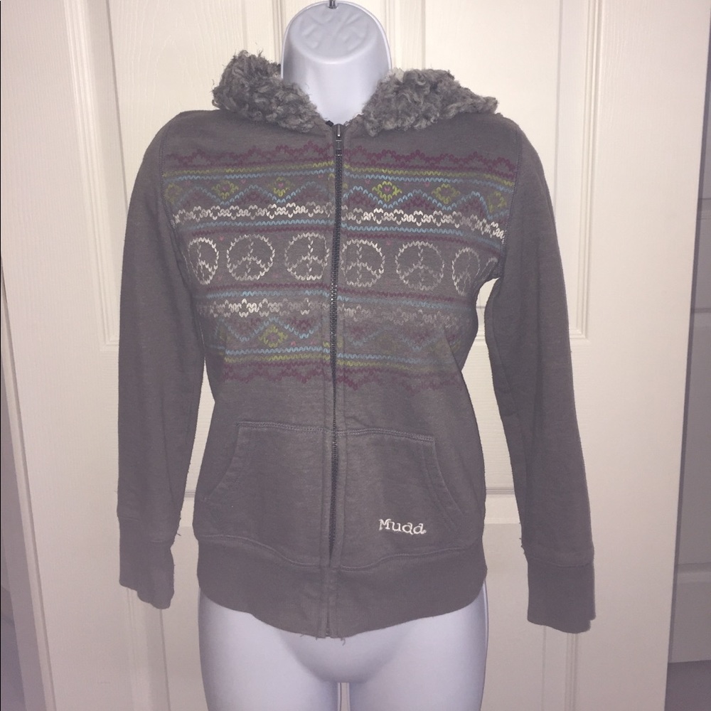 mudd zip up hoodie