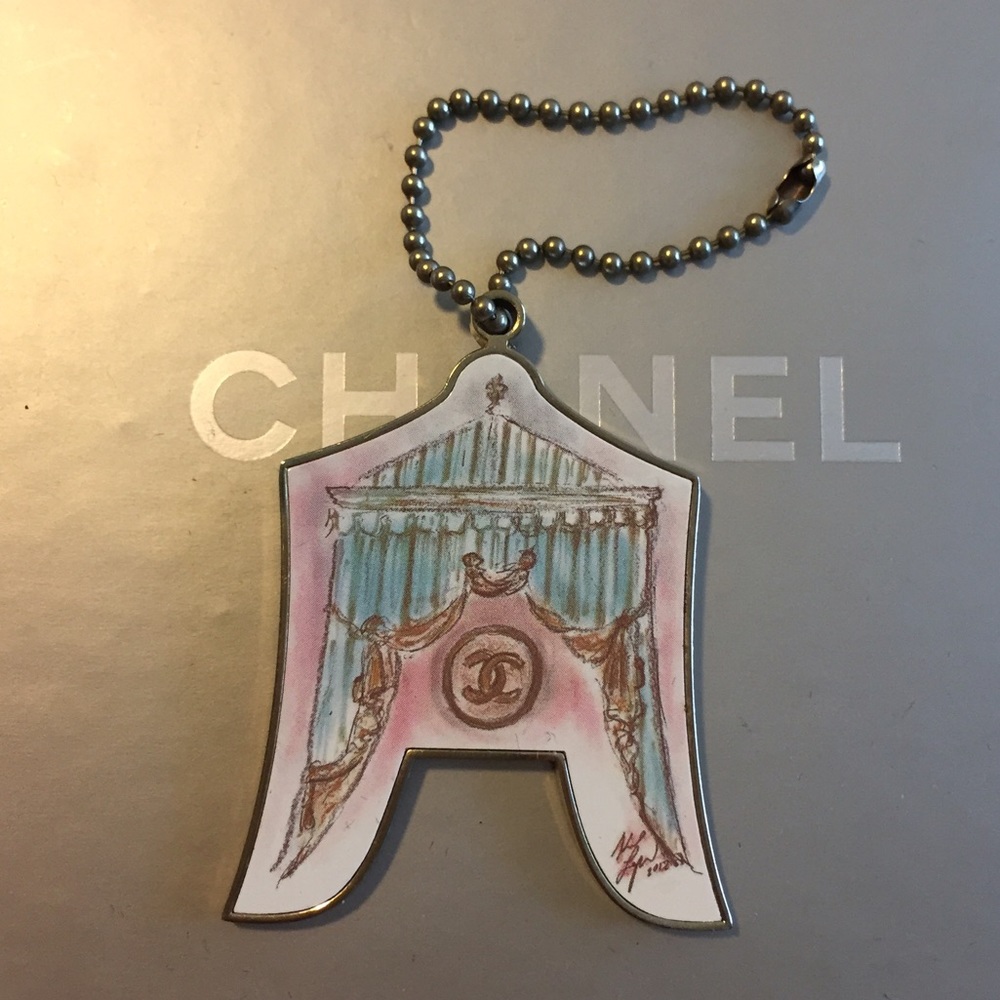 Authentic Chanel canopy keychain