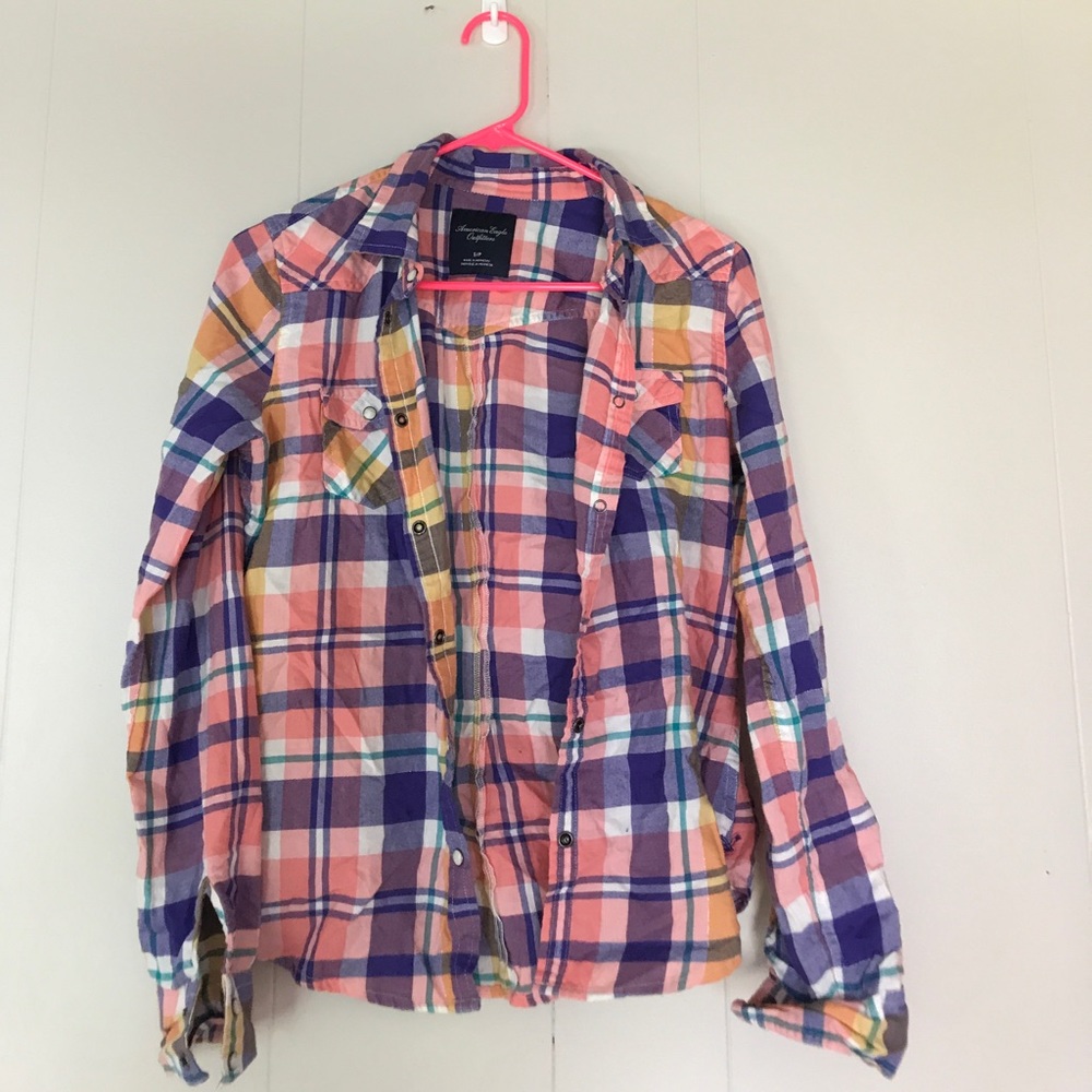 American Eagle Flannel- Great for Fall!!