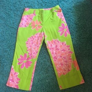 Lilly Pulitzer Girls Size 12 Crop Pants