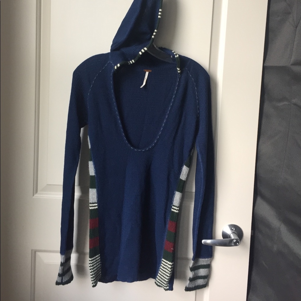 Free People sweater with hood