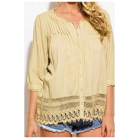 Boho Lace Blouse - Picture 6 of 11