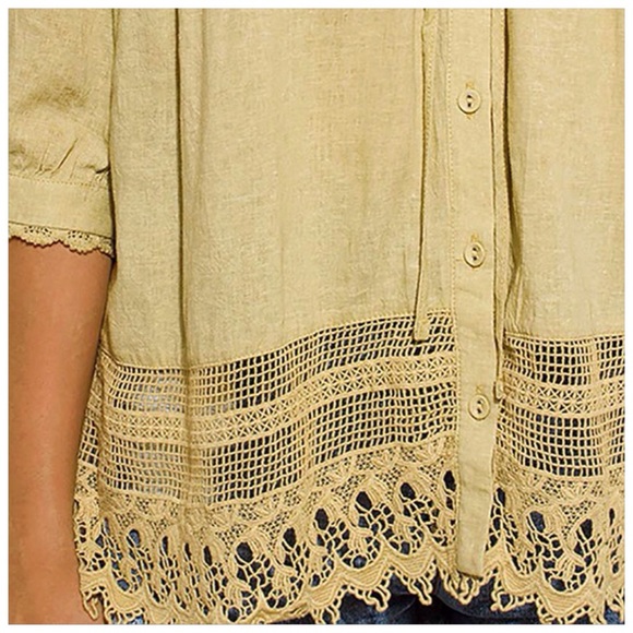 Boho Lace Blouse - Picture 3 of 11