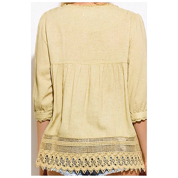 Boho Lace Blouse - Picture 9 of 11