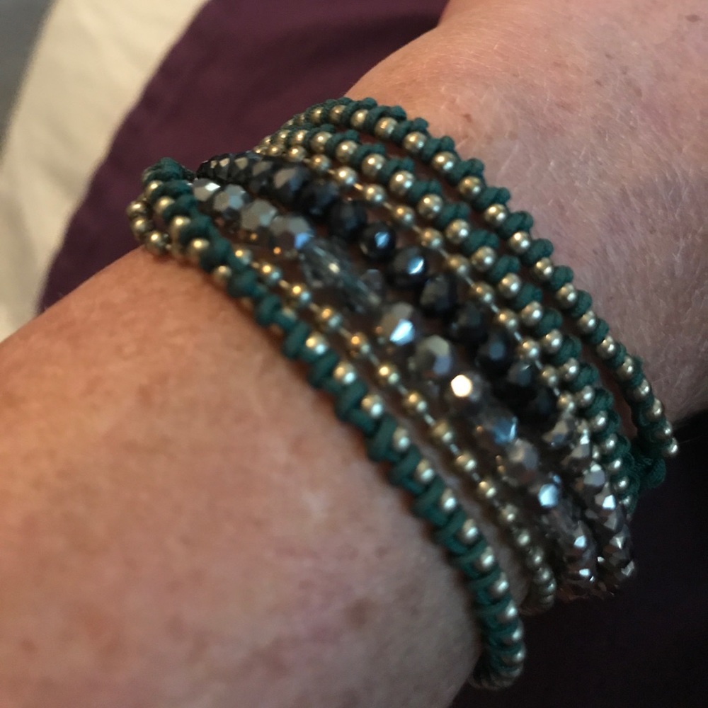 Delicate Bead + Chain Multi-Wrap Bracelet