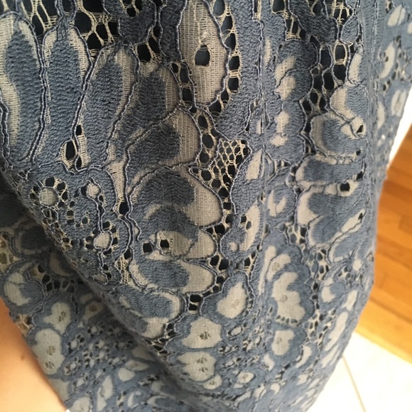 🆕 LOFT Blue lace summer dress - Picture 4 of 4