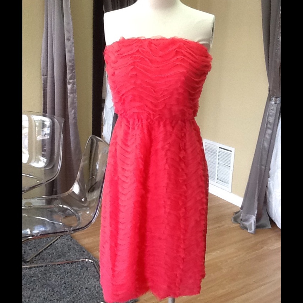 Ruffled Short Dress