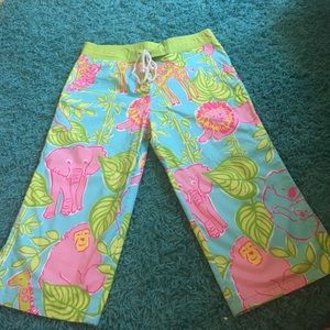 Lilly Pulitzer Girls Size 12 Crop Pants