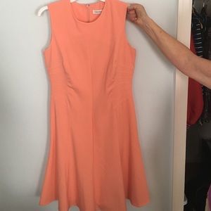 Calvin Klein peach dress