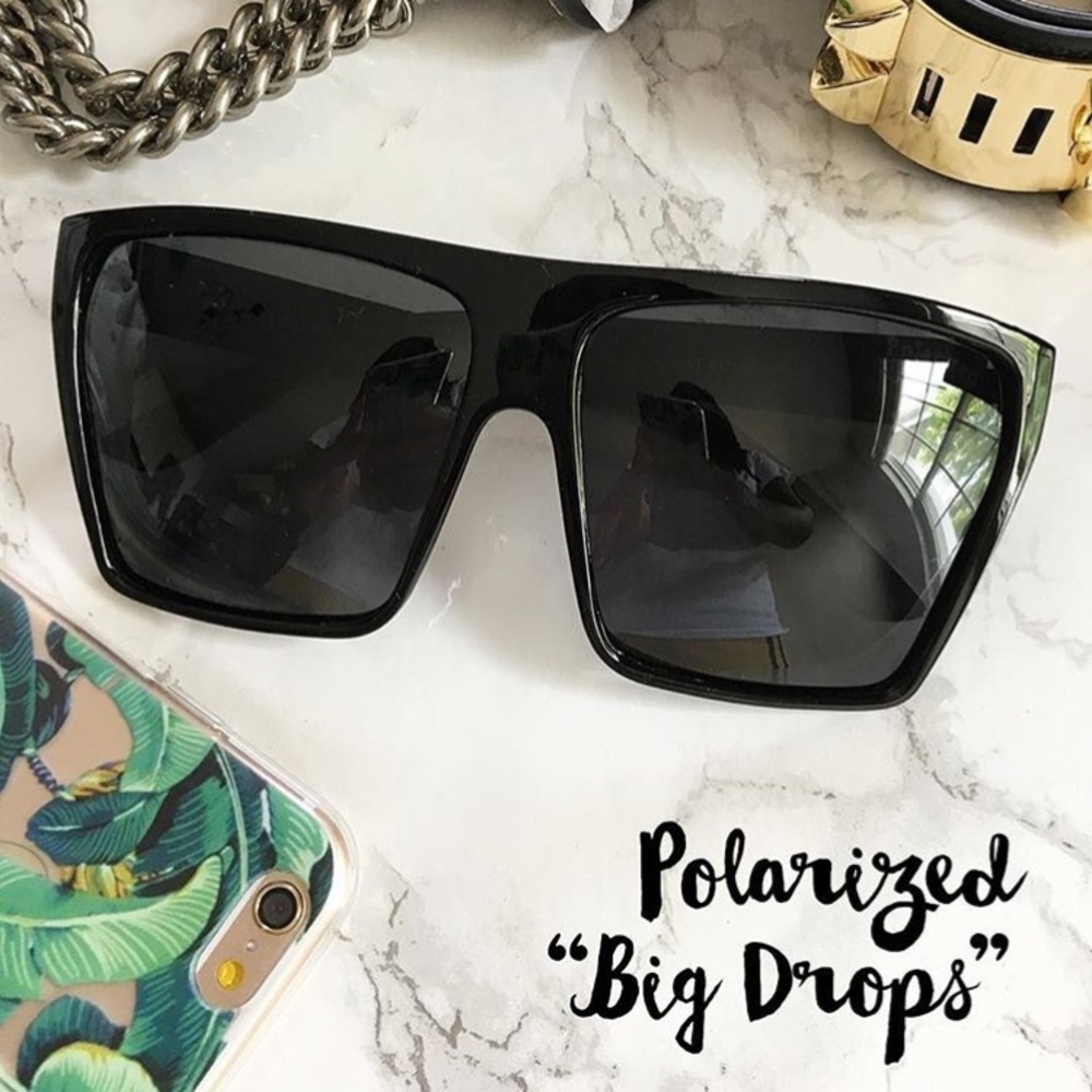 Big Drops with Polarized Lenses