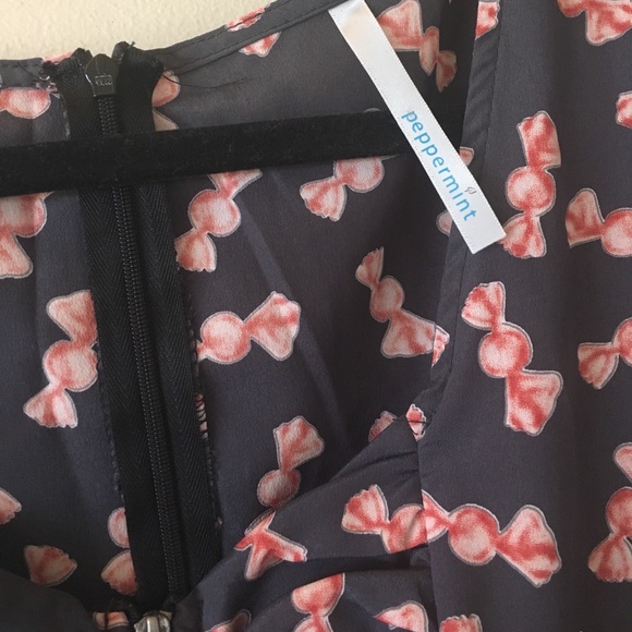 NWOT Peplum Dress Candy Print size Medium - Picture 4 of 4