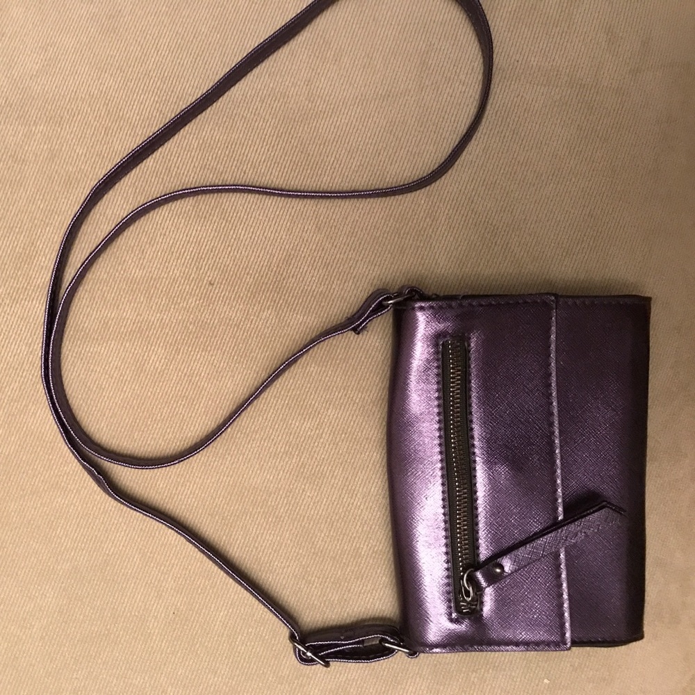 Posh Purple Metallic Purse