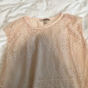 Cap sleeve lace top