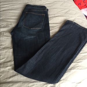 J crew matchstick jeans.