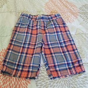 Boys plaid shorts