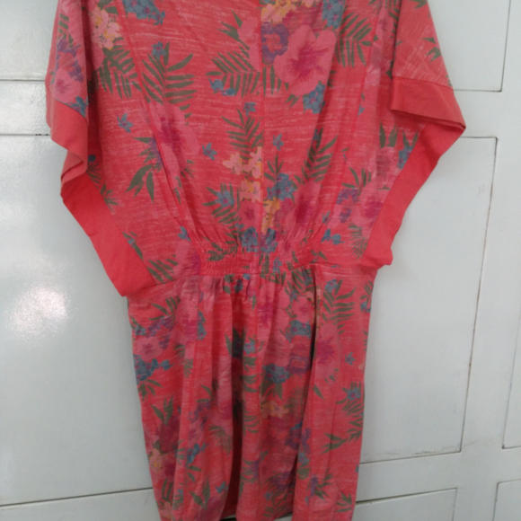Beautiful floral modal rich tunic top - Picture 4 of 5