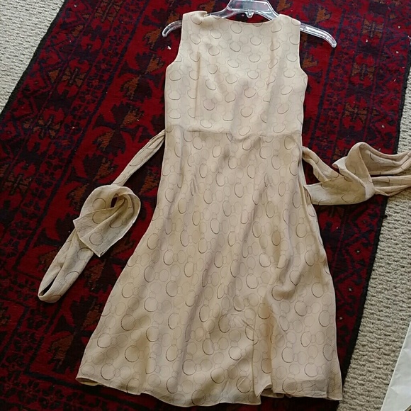 Beautiful blush silk dress 2P - Picture 4 of 4