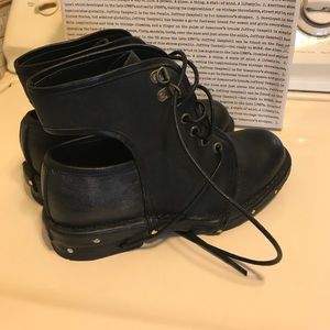 BNIB Jeffrey Campbell Rosie RVTR leather boots