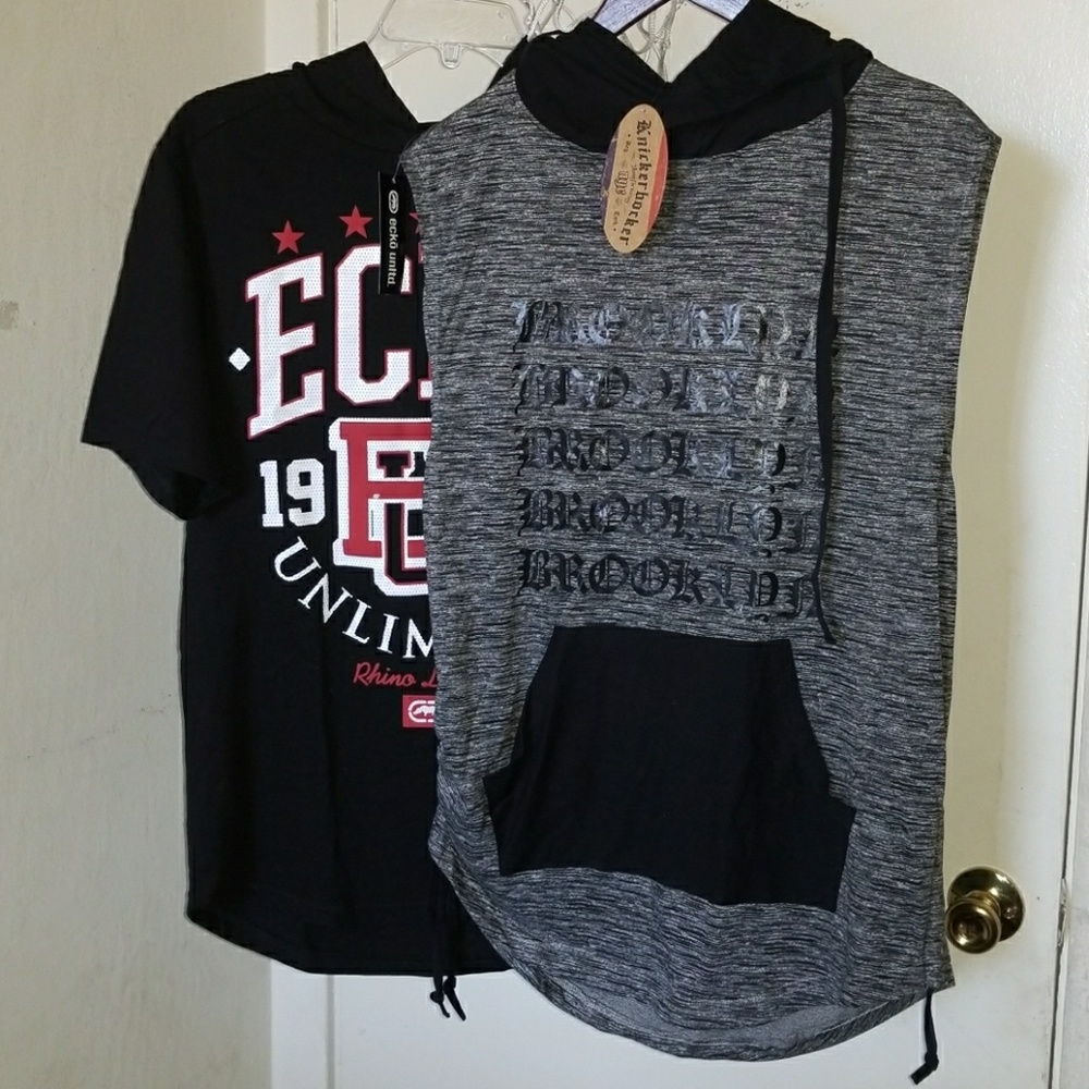 Ecko. Unlimited shirt hoodie and Brooklyn knick