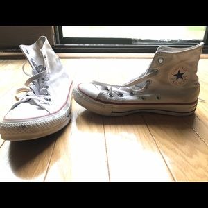 White Hightop Chuck Taylors