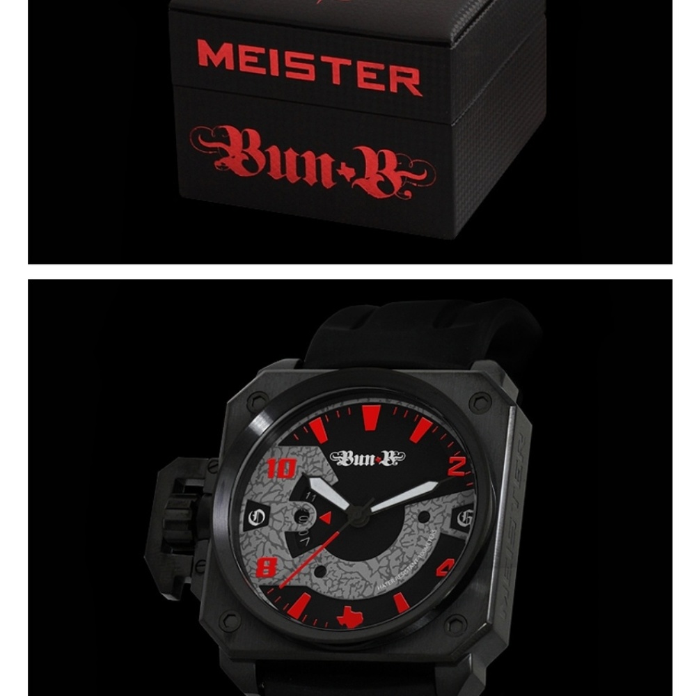 MEISTER limited edition Bun B watch.
