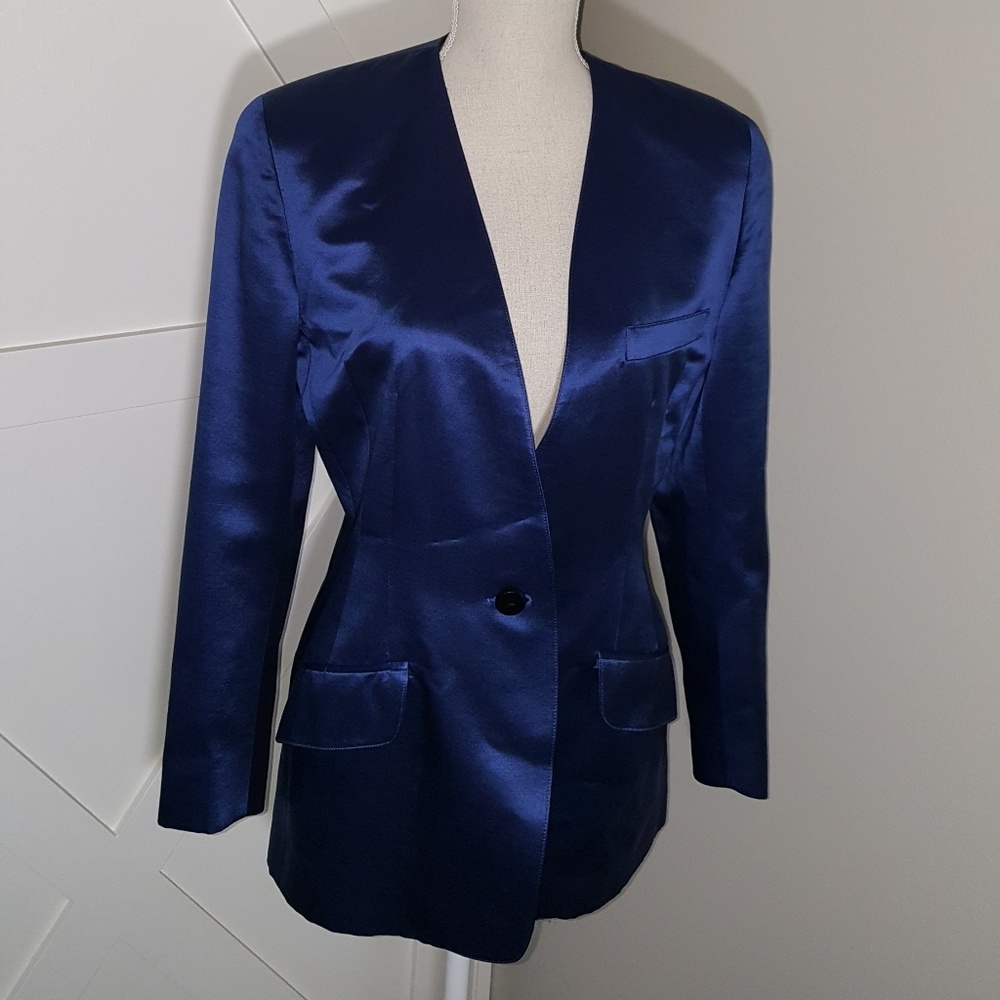 Anne Klien Ii sz 8 blazer  65%wool 35%silk