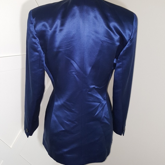 Anne Klien Ii sz 8 blazer  65%wool 35%silk - Picture 3 of 4