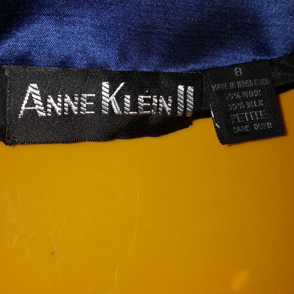 Anne Klien Ii sz 8 blazer  65%wool 35%silk - Picture 4 of 4