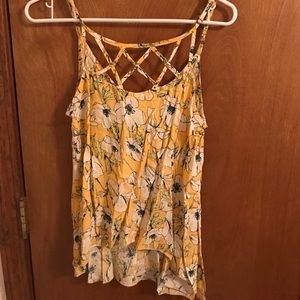 Women's Criss-Cross floral O'Neill tank