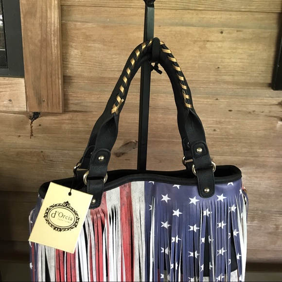 American flag fringe purse - Picture 2 of 4